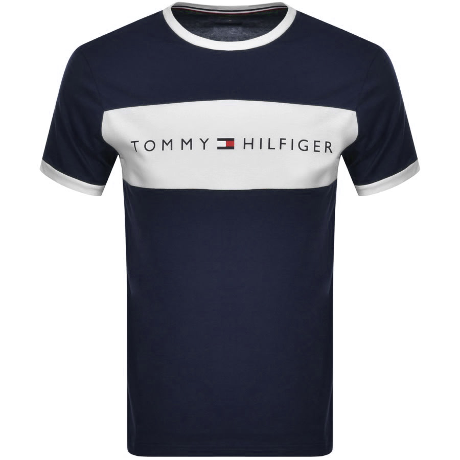 Alternative Image for ProductTommy Hilfiger Lounge Logo Flag T Shirt Navy1